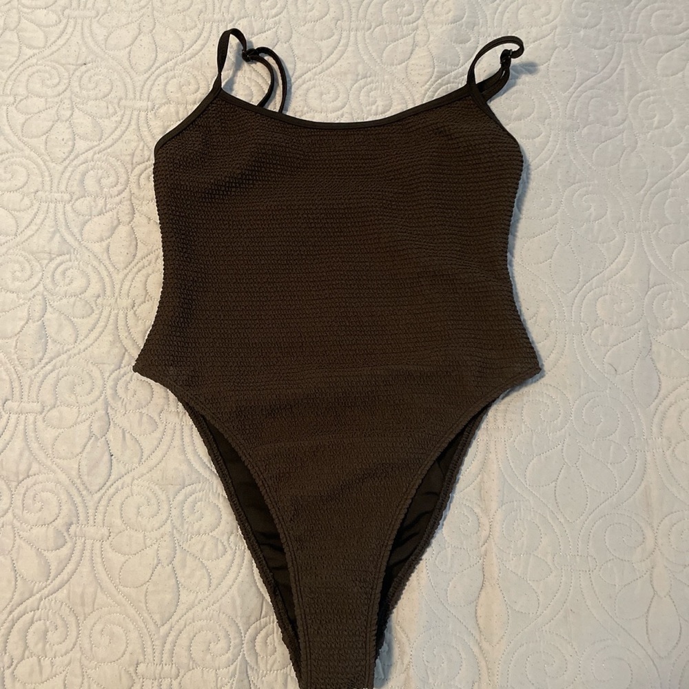 L.A. Hearts black one-piece swimsuit